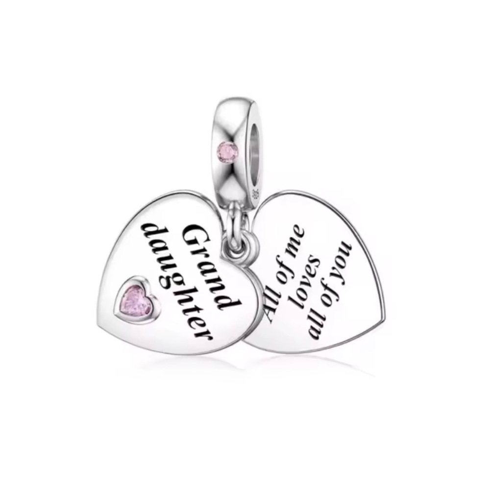 Granddaughter Heart charm